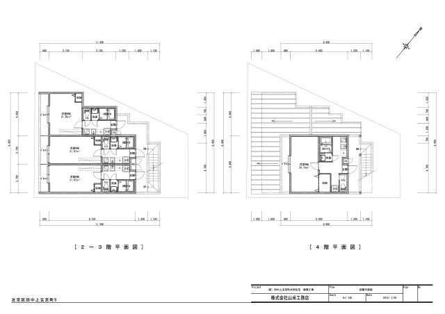 フラッティ上玄京の区画図