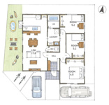 草津市岡本町 平屋 天然木フルリノベーションの画像