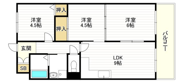 メゾンラシャンテの間取り