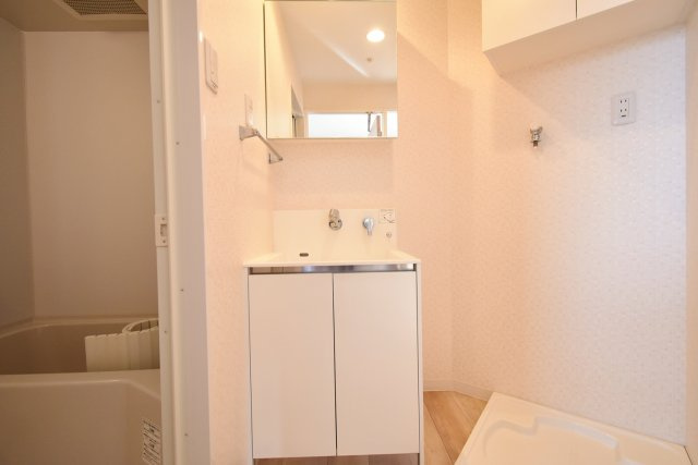 ソリューション甲子園の独立洗面台