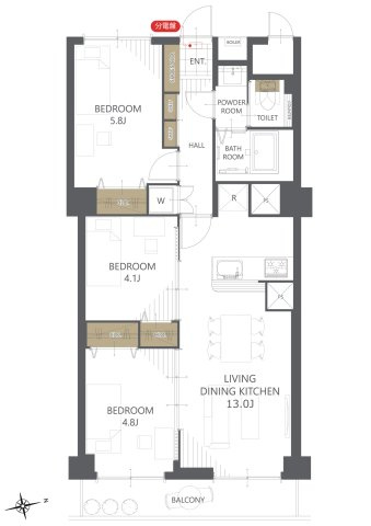 【間取り】仙台ファーストマンション 