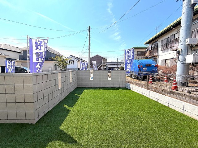 ＜全2棟＞土地47坪以上／収納スペースが充実／瀬谷区北新の庭