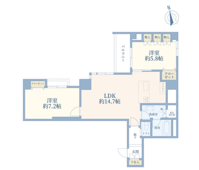 【間取り】 | ★仲介手数料半額★半蔵門ハウス(半蔵門エリアの住友不動産のヴィンテージ物件）