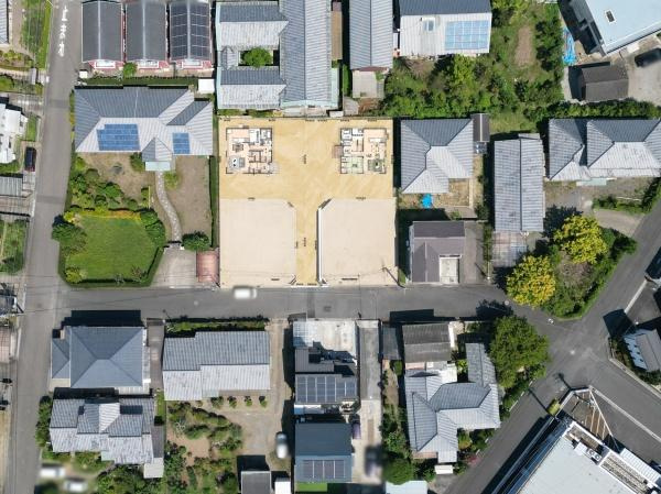 坂ノ市南１丁目ＮＷ　新築の区画図|※図面と現況が異なる場合は現況を優先させていただきます。