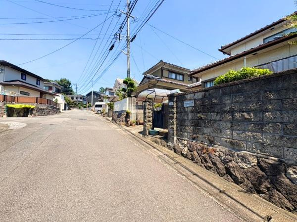 大字森　土地の前面道路含む現地写真|外観写真（2025年8月撮影）