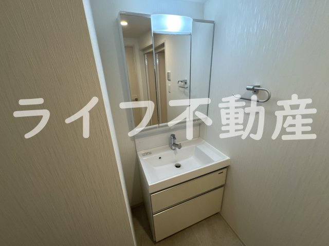 プレジオ長田の独立洗面台|使いやすい独立洗面台です