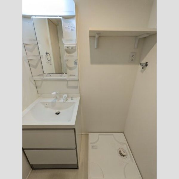 ハーモニーテラス鶴田　名古屋市賃貸　仲介手数料無料の洗面所