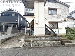 宝来荘のエントランス