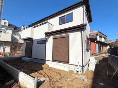 【外観パース】 | ＜全2棟＞土地47坪以上／収納スペースが充実／瀬谷区北新 | B棟外観