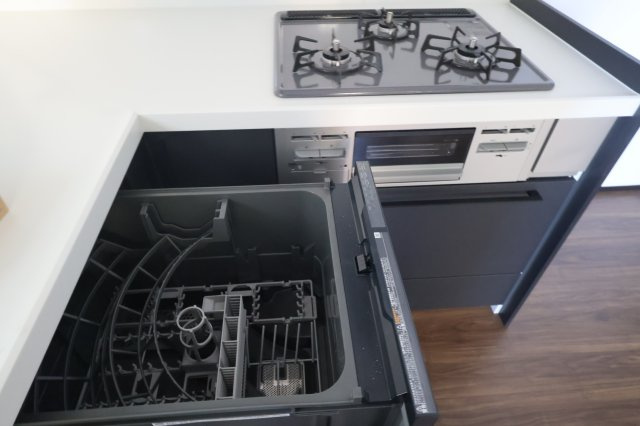 《仲介手数料無料》中央区大戸５丁目24-10(全1戸)新築一戸建てのキッチン|撮影日 2025年10月23日 12:00 晴れ