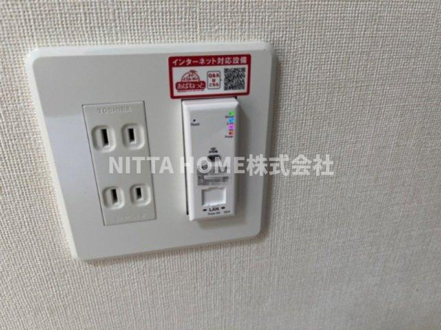 ラ　グリシーヌＡ棟の設備|インターネット無料設備です◎