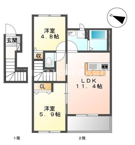 丹波篠山市味間南のアパート
