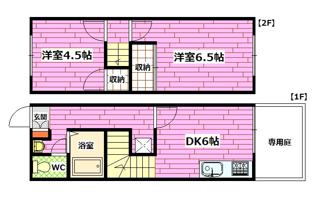 レオパレスひいらぎⅢの間取り