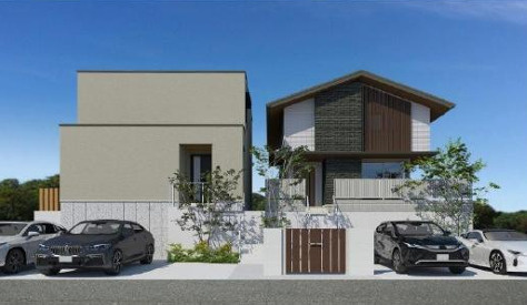 岩園町　売土地の外観パース