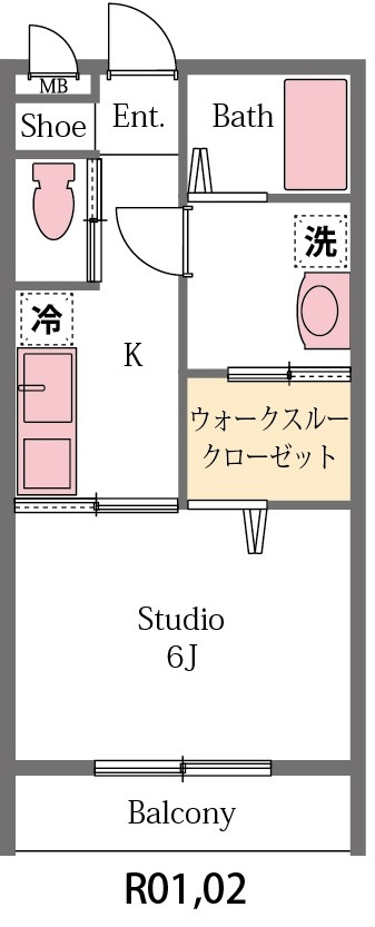 カーサグランツの間取り