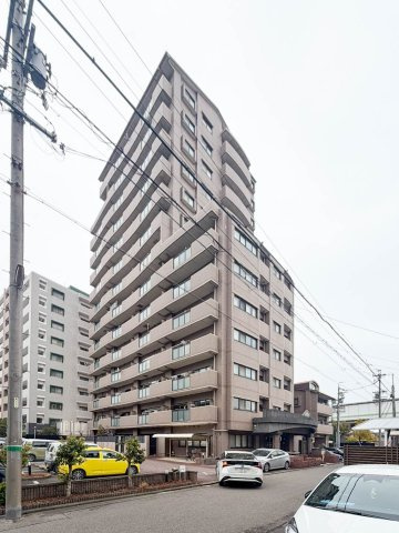 ライオンズマンション築地口弐番館の外観|外はこのようになっています