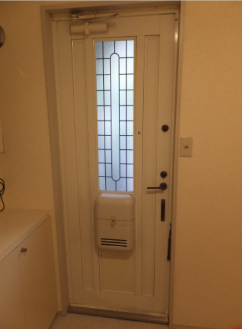 ル・ソレイユ上野毛　３面採光　南向き　振分　角部屋の玄関