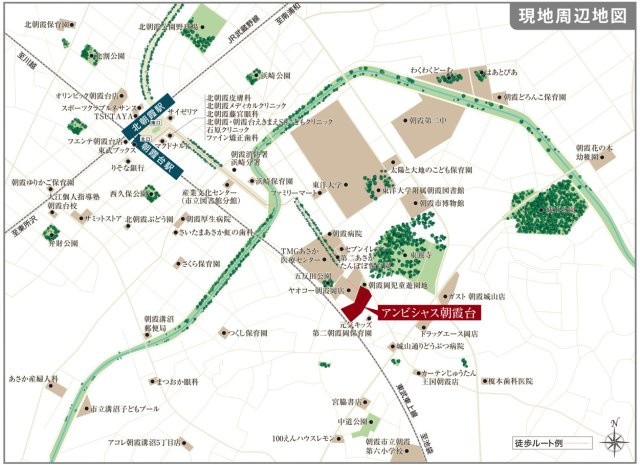 アンビシャス朝霞台の地図