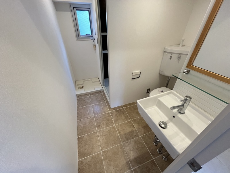 大桝マンションの玄関