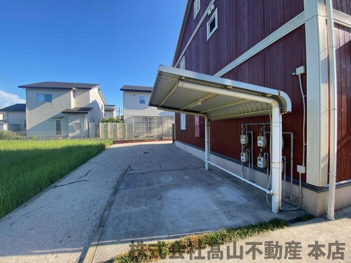 ベルックスハイムの駐車場