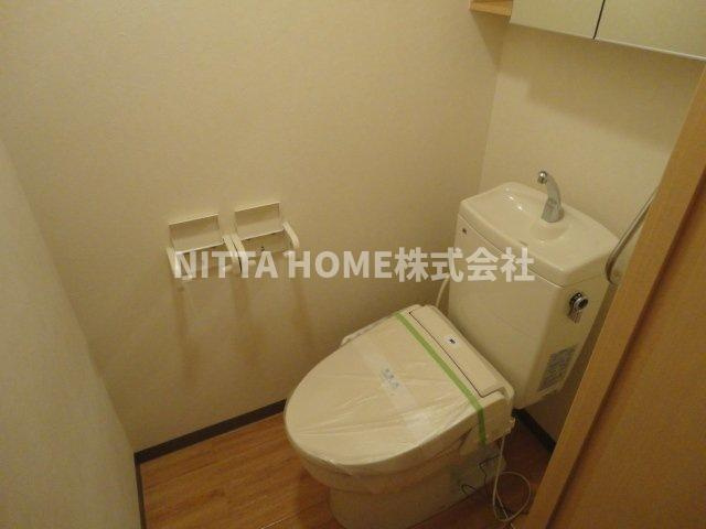 ル・シエル・ブル篠山のトイレ|シャワー付きのトイレになります◎