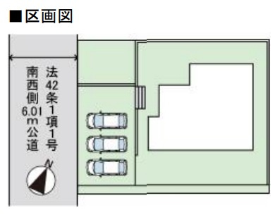 神戸市西区桜が丘東町4丁目の区画図