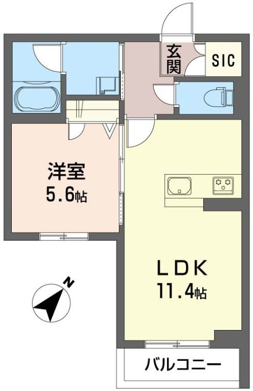 グレイスハイムの間取り