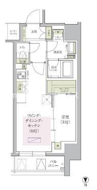 アーバネックス天満橋Frontの間取り