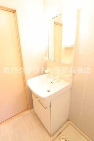 ピエルテル　六番館の洗面所|忙しい朝の身支度に便利なシャンプードレッサー♪