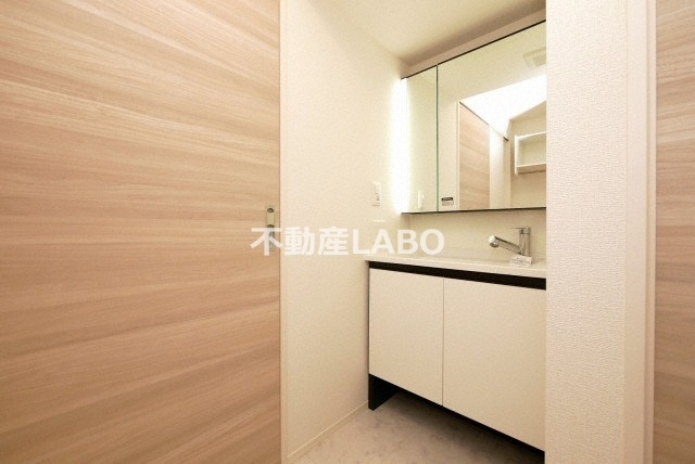 Clashist平野西Northの洗面所