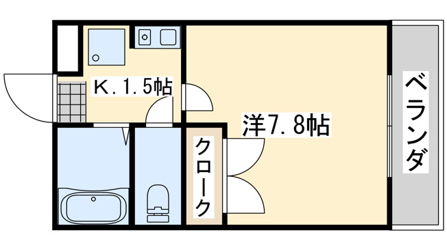 【間取り】 | レオパレスＫＯＫＡＤＯ