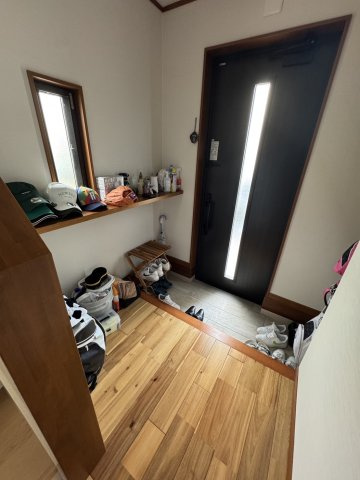 平中平窪字勝見沢 売土地の玄関