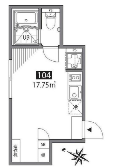グランエッグス明大前の間取り