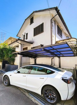 【外観】 | 宝塚市中筋山手3丁目　中古戸建 | 2023年9月カーポート交換