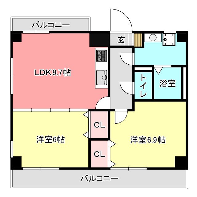 エミュールアサイの間取り