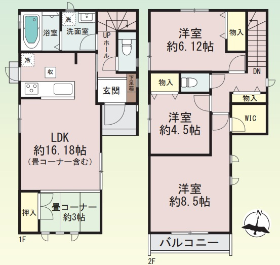 明石市西明石町2丁目の間取り