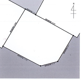 【土地図】 | 坂戸市鎌倉町　建築条件なし売地　東武東上線『北坂戸駅』徒歩18分　【坂戸小学区】
