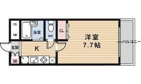 アンプルールフェール大利町の間取り