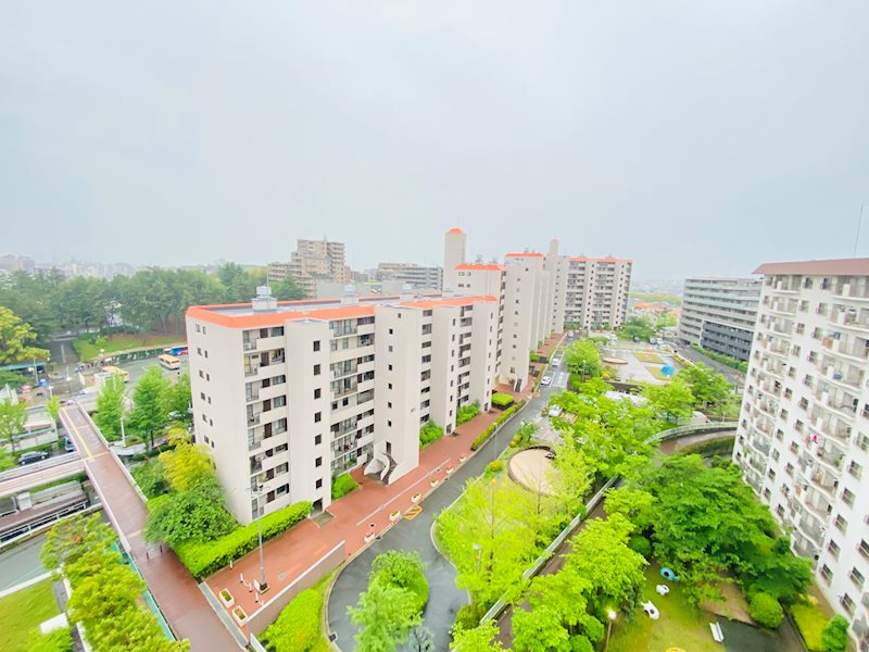 千里南町第一次住宅A3棟の展望|最上階なので眺望がすばらしい！！