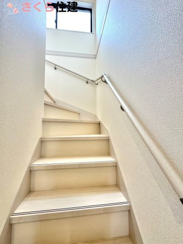 リーブルガーデン　第5小山西城南　２号棟のその他共用部分|あると便利！手すり！！階段を昇り降りの際転落防止にもなります。