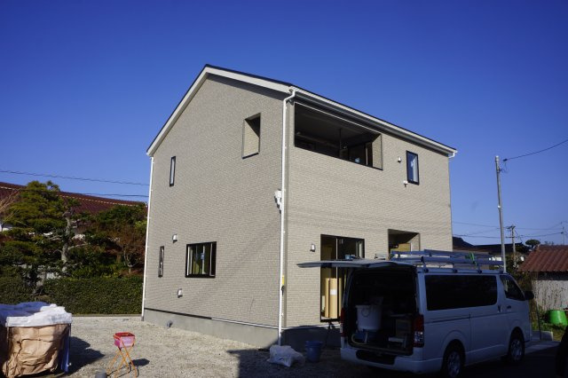 出雲市渡橋町　新築戸建て　3棟販売開始　■1号棟■の外観|令和7年12月20日撮影