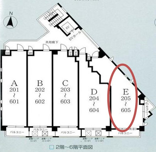 KAISEI北梅田の区画図