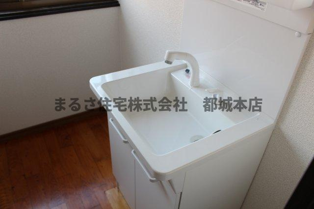 レンタルハウス東（3DK)の洗面所