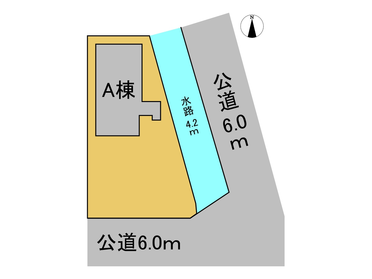 新築戸建　大垣市赤坂町　全1区画分譲の区画図|■区画図
■YAMADA電機の　ヤマダ不動産　株式会社リライフ　
いつでもお問合わせ下さい。