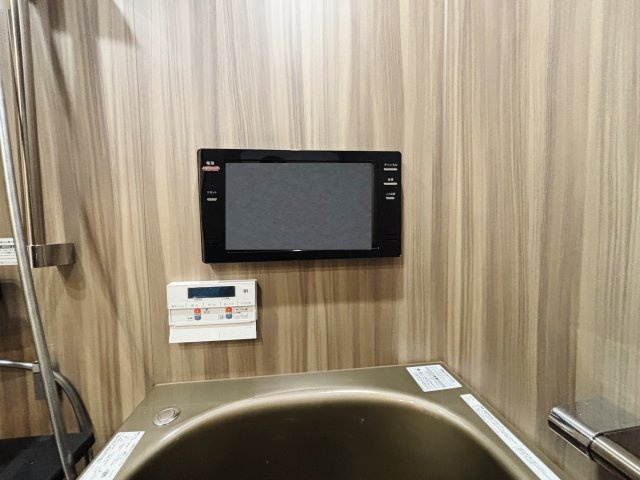 オーベル池袋立教通りの浴室|浴室にはテレビを設置しています