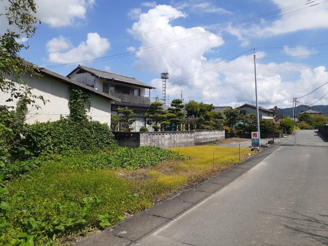 宇城市小川町南新田の売地の外観