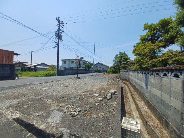 宇城市小川町南新田の売地の外観