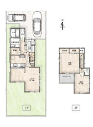 八街市中古戸建ての間取り