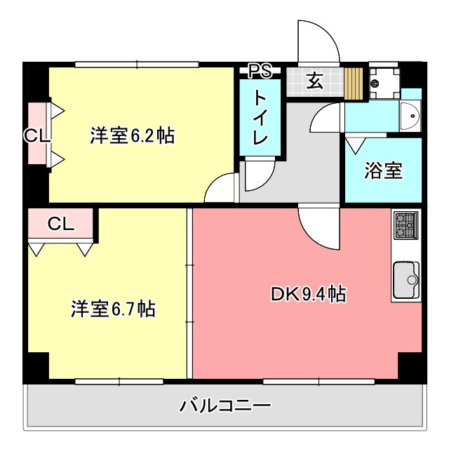 エミュールアサイの間取り