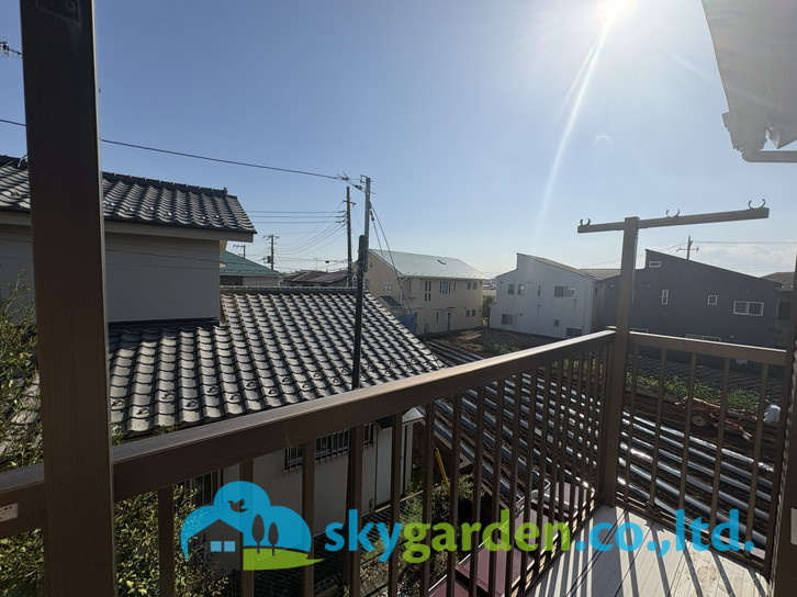 茅ヶ崎市菱沼3丁目　中古戸建のバルコニー